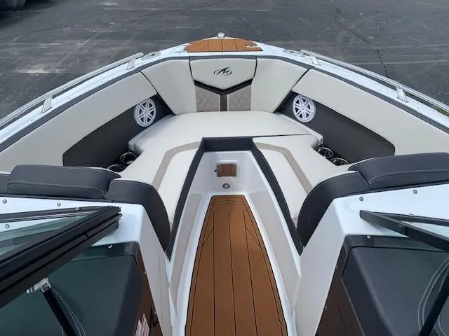 Slide: The Image of Interior of the 2021 Monterey 218 Super Sport boat. - 3