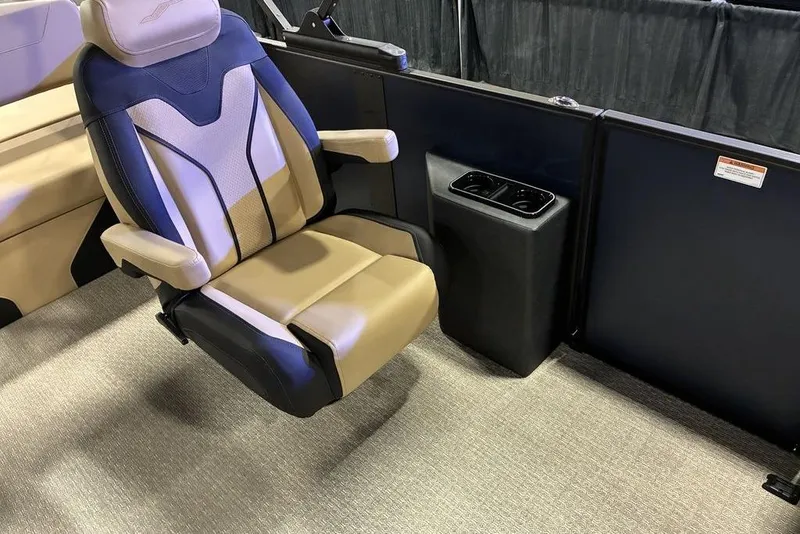 Slide: The Image of Luxurious seating in 2026 Evotti 723CS boat with cup holders and modern design. - 5
