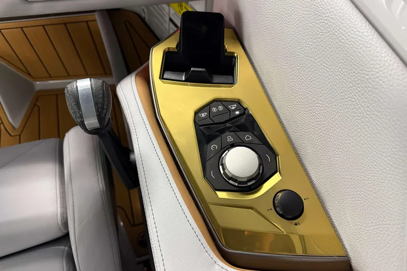 Slide: The Image of 2026 Nautique Super Air Nautique G23 control panel with sleek design and modern features. - 20