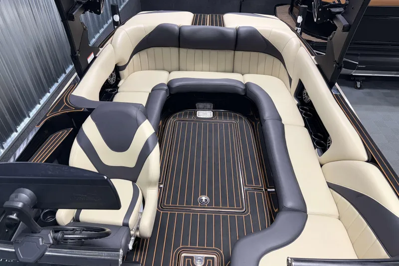 Slide: The Image of Luxurious interior of 2021 MB B52 23 Classic boat with elegant seating and modern design. - 11