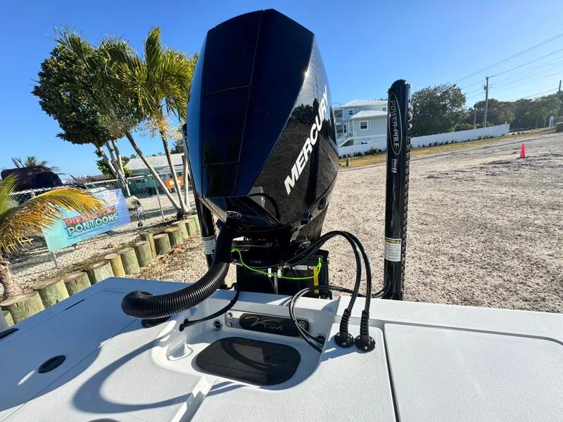 Slide: The Image of Vtech 18 FLATS boat with Mercury engine, 2026 model. - 27