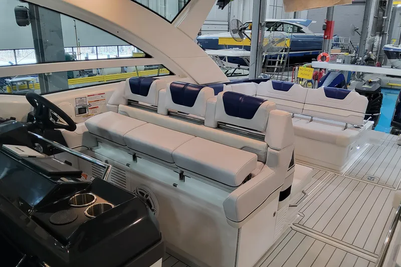 Slide: The Image of 2026 Formula 430 Super Sport Crossover interior with luxurious seating and modern design. - 20