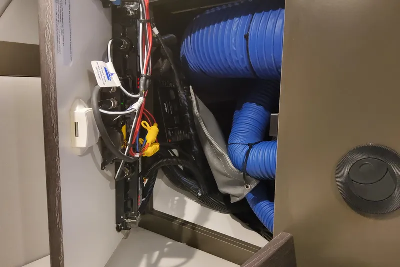 Slide: The Image of Electrical and ventilation system inside 2026 Formula 430 Super Sport Crossover boat. - 39