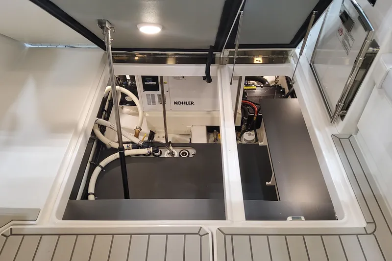 Slide: The Image of Engine compartment of 2026 Formula 430 Super Sport Crossover with Kohler generator. - 41