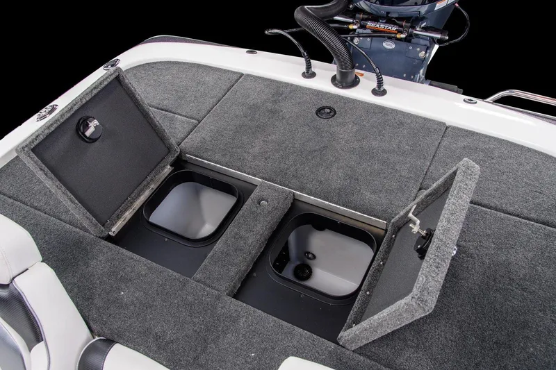 Slide: The Image of Manufacturer Provided Image: 2021 Skeeter ZX 200 boat storage compartments and livewells. - 6