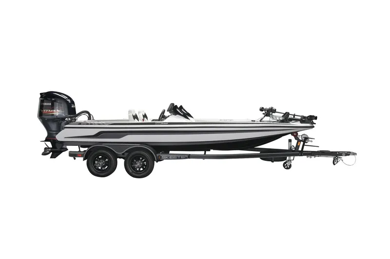 Slide: The Image of Manufacturer Provided Image: 2021 Skeeter ZX 200 bass boat on trailer, side view. - 8