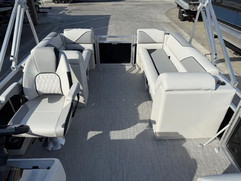 Slide: The Image of Avalon Venture Quad Lounge - 19 FTw/ 40HP Mercury! 2026 - 11