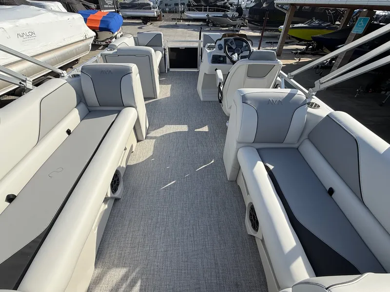 Slide: The Image of Avalon Venture Quad Lounge - 19 FTw/ 40HP Mercury! 2026 - 13