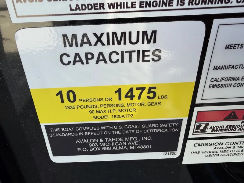 Slide: The Image of Avalon Venture Quad Lounge - 19 FTw/ 40HP Mercury! 2026 - 6