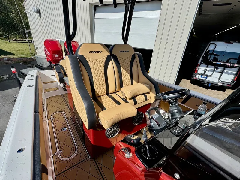 Slide: The Image of 2019 Concept 36' Open Deck boat with luxurious seating. - 4