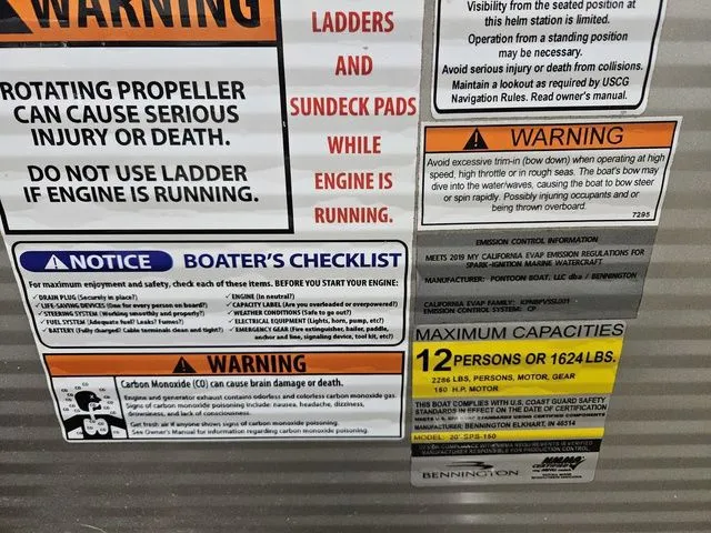 Slide: The Image of Bennington 21 SLX 2019 - 13