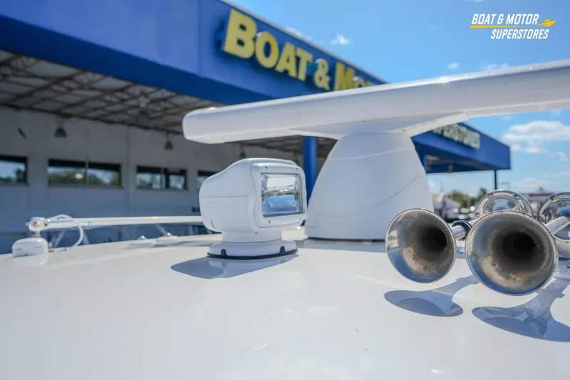 Slide: The Image of 2023 HCB 39 Speciale boat interior with storage compartment and seating. - 101