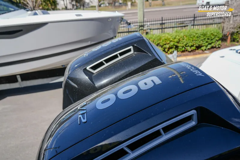 Slide: The Image of 2023 HCB 39 Speciale boat interior with luxurious seating and modern design. - 19