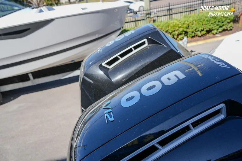 Slide: The Image of 2023 HCB 39 Speciale boat interior with luxury seating and advanced navigation systems. - 20