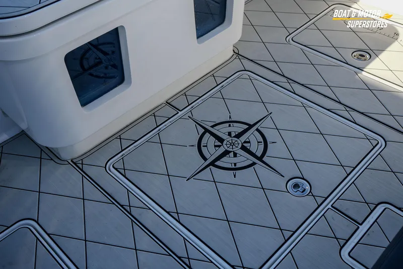 Slide: The Image of 2023 HCB 39 Speciale boat with premium audio system and sleek black design. - 27