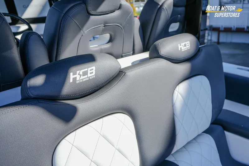 Slide: The Image of 2023 HCB 39 Speciale boat interior with sleek design and modern features. - 31