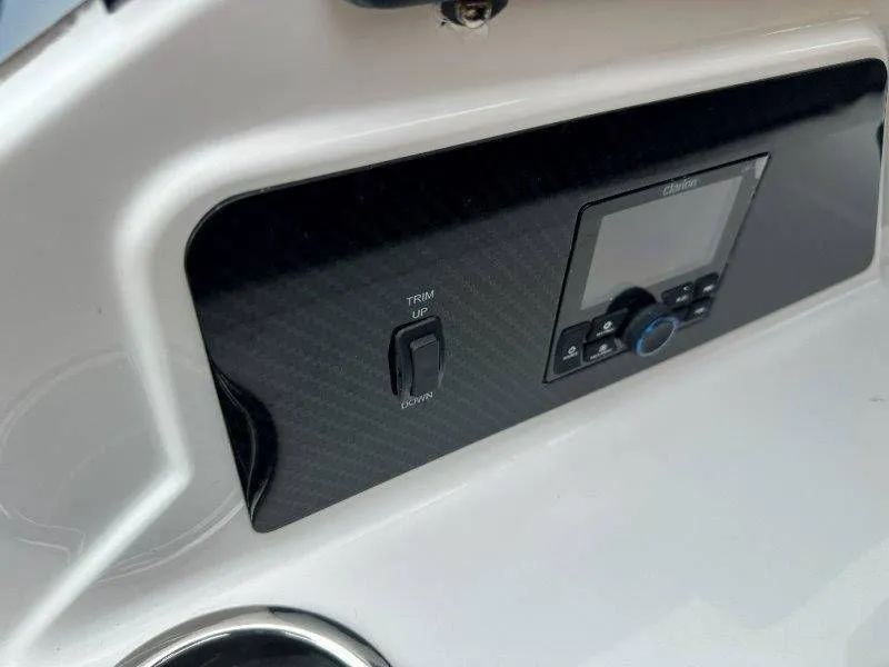 Slide: The Image of Dashboard of Chaparral SSX 30 boat, model 2026. - 38