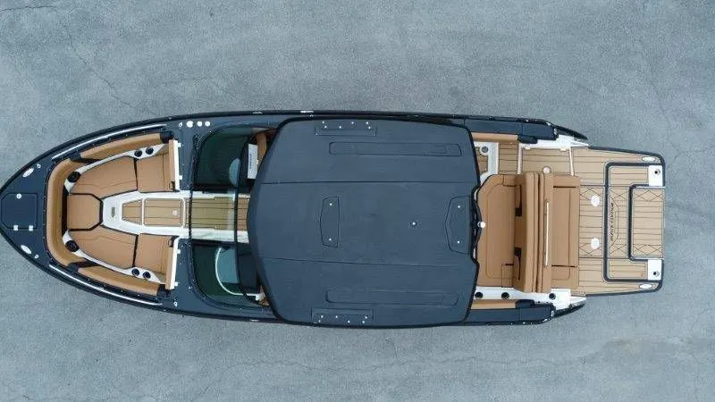Slide: The Image of Aerial view of Chaparral SSX 30 boat, 2026 model. - 48