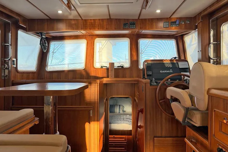 Slide: The Image of Helmsman Trawlers 43E - Pilothouse Looking Forward - 6