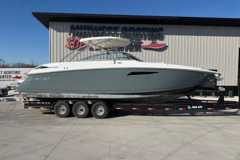The Image of 2019 Cobalt R35 boat on trailer at Midwest Boating Center. - 1