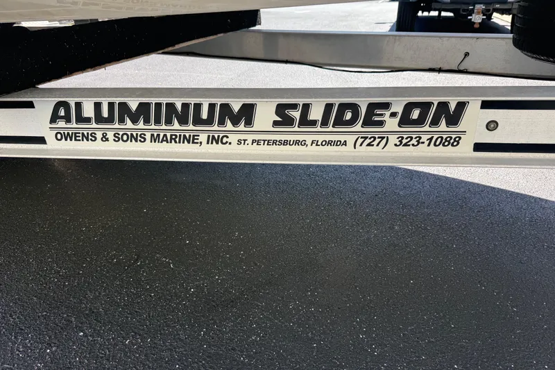 Slide: The Image of Aluminum Slide-On trailer by Owens & Sons Marine, St. Petersburg, Florida, 2019 Calcutta 263. - 72