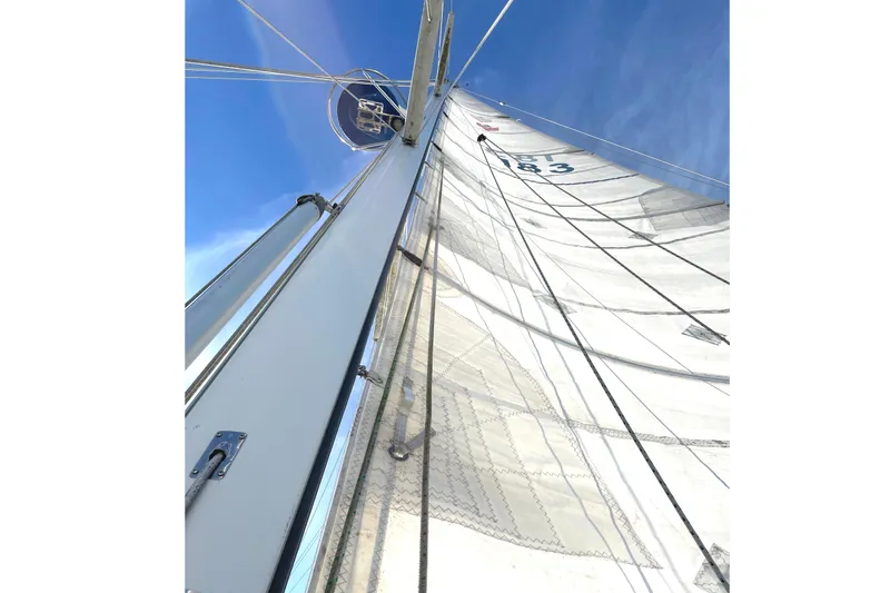 Slide: The Image of Line drawing of 2010 Valiant 42 CE sailboat by Robert H. Perry. - 23