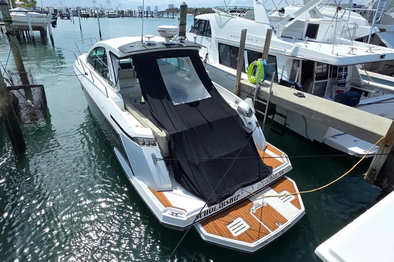 Slide: The Image of Battery setup in a 2017 Monterey 360 Sport Coupe with Duracell Ultra batteries. - 12