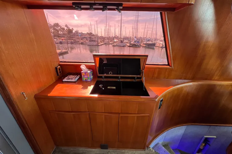 Slide: The Image of View of wood flooring and dining area towards galley. - 26