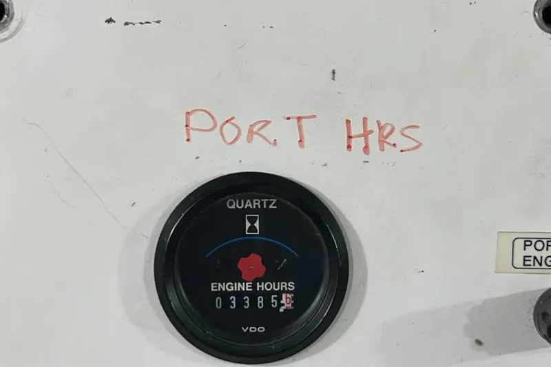 Slide: The Image of Hour meter reading 3430.4 on starboard engine. - 60