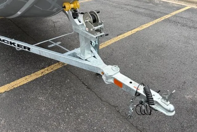 Slide: The Image of Trailer hitch of 2026 Tracker Bass Tracker Classic CC on asphalt parking lot. - 65