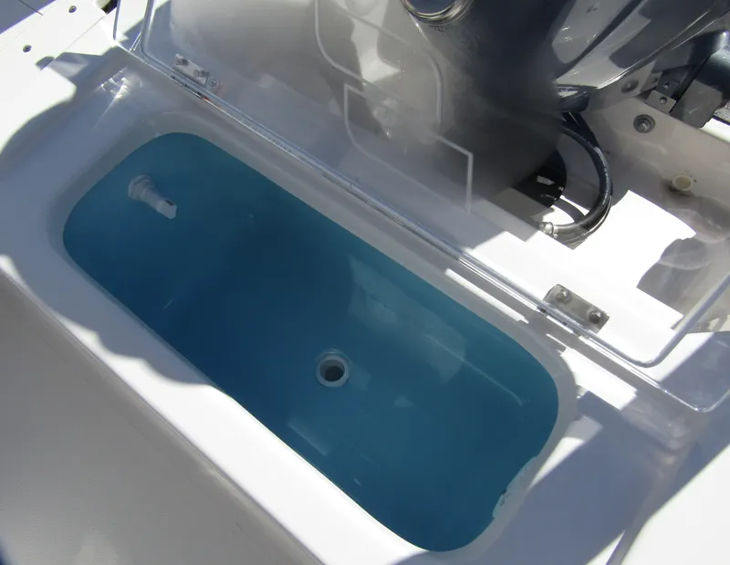 Slide: The Image of Livewell compartment on 2024 Starcraft SVX 191 OB CC boat. - 33