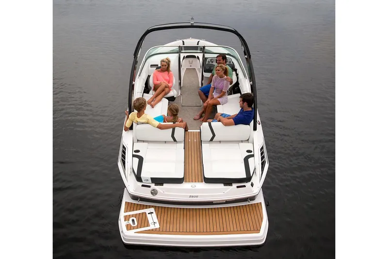 Slide: The Image of Manufacturer Provided Image: 2019 Regal 2500 Bowrider boat with passengers enjoying on the water. - 23