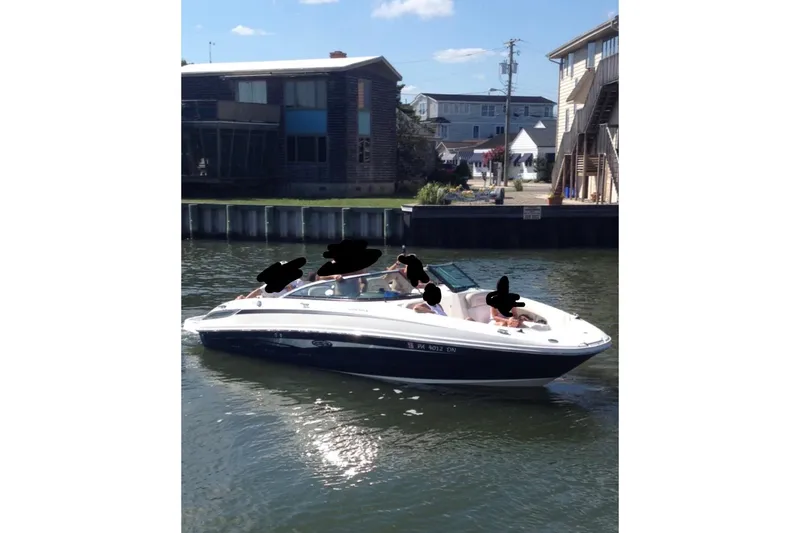 Slide: The Image of 2012 Sea Ray 240 Sundeck features list with accessories and upgrades for sale. - 10