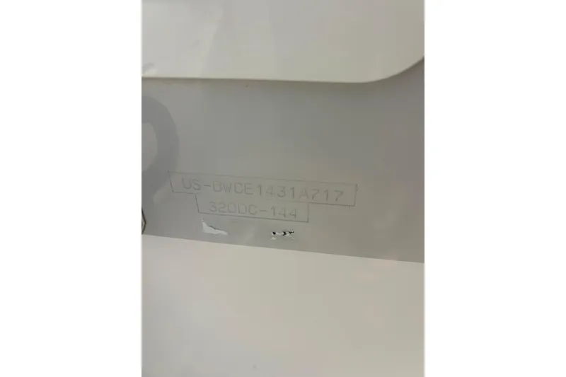 Slide: The Image of 2017 Boston Whaler 320 Vantage hull identification number on display. - 57