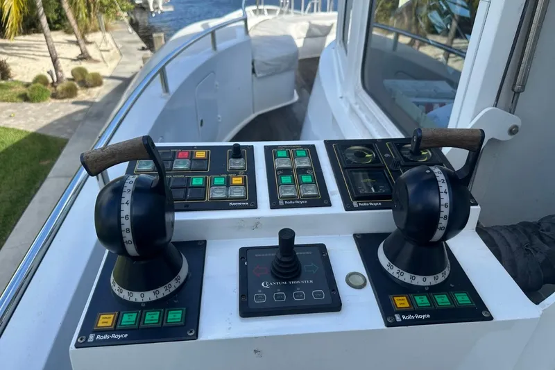 Slide: The Image of Control panel of a 1990 Heesen 144 yacht with Rolls-Royce components. - 4