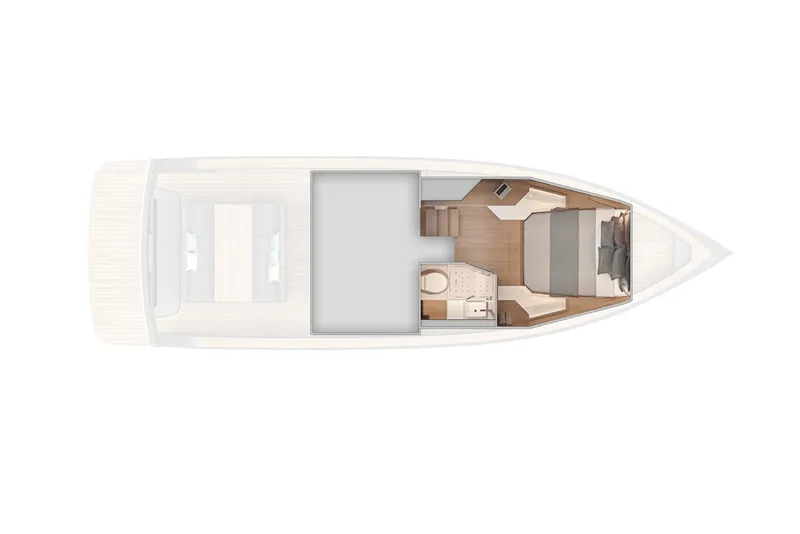 Slide: The Image of Manufacturer Provided Image: Layout of Pardo Yachts P38, 2025 model. - 33
