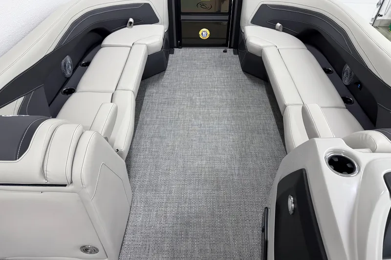 Slide: The Image of 2026 Barletta Cabrio 24UC interior with luxurious seating and modern design. - 20