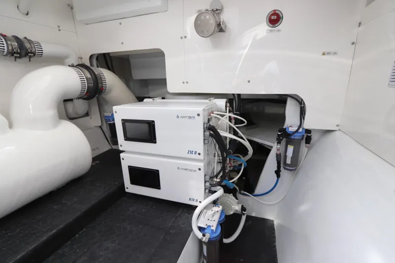 Slide: The Image of Engine room of 2025 Two Oceans 55 yacht with advanced filtration systems. - 48