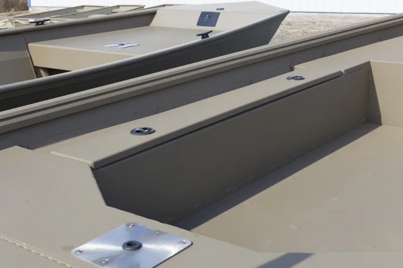 Slide: The Image of 2026 G3 Gator Tough 16 DK boat interior, showcasing durable construction and sleek design. - 8