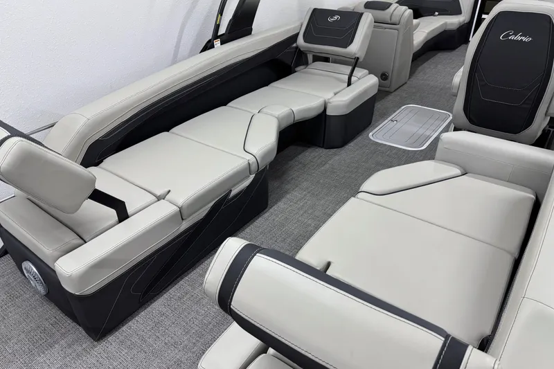 Slide: The Image of 2026 Barletta Cabrio 24M interior with luxurious seating and modern design. - 13