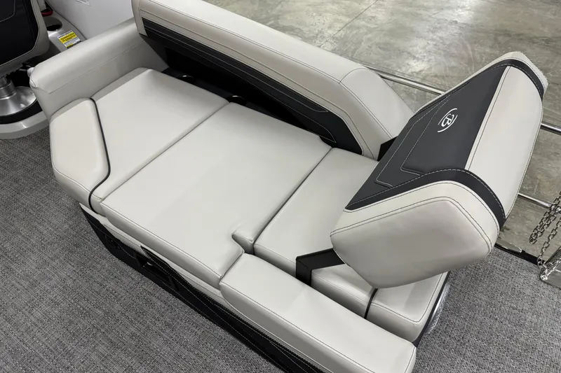 Slide: The Image of Luxurious seating on 2026 Barletta Cabrio 24M boat, featuring elegant design and comfort. - 15