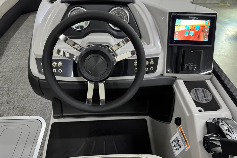 Slide: The Image of 2026 Barletta Cabrio 24M dashboard with steering wheel and digital display. - 28