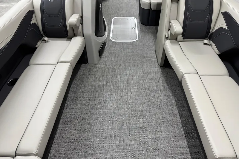 Slide: The Image of 2026 Barletta Cabrio 24M interior with sleek seating and modern design. - 38