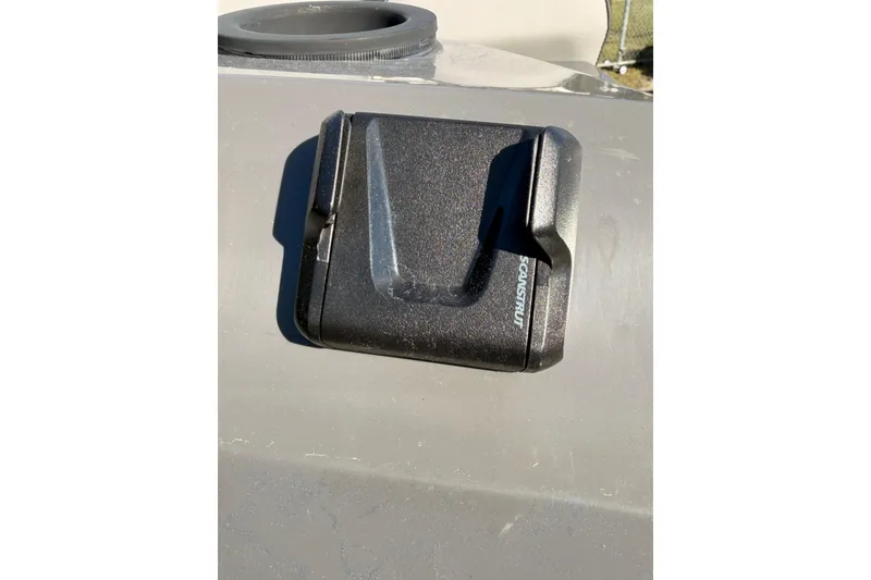 Slide: The Image of 2024 Bennington SVL boat detail with Scanstrut mount on deck. - 16
