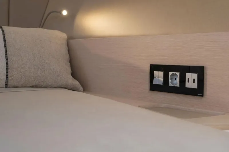 Slide: The Image of Interior of 2026 Tesoro 40 with outlets and lighting. - 25