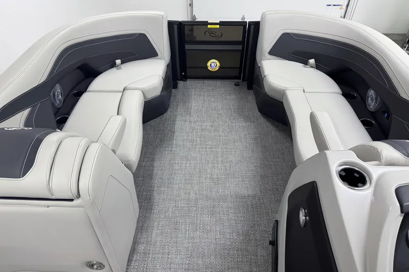 Slide: The Image of 2026 Barletta Cabrio 24UE interior with luxurious seating and modern design. - 28