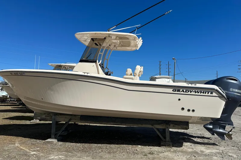 The Image of 2023 Grady-White Fisherman 257 boat with Yamaha engines, side view. - 0