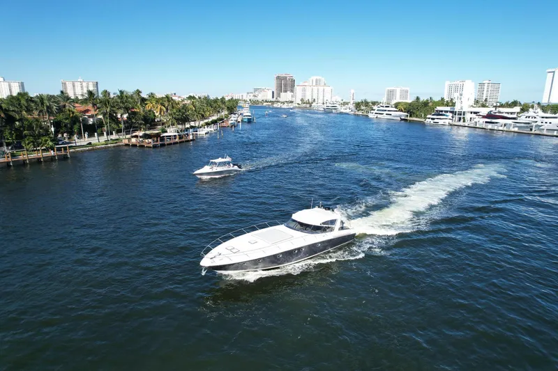 Slide: The Image of 1998 Baia Sports Cruiser on a sunny river. - 2