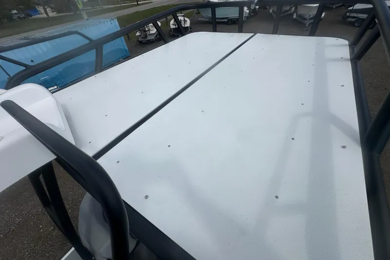 Slide: The Image of 2026 Godfrey Monaco Sun Deck 235 SDC interior with spacious seating and modern design. - 29