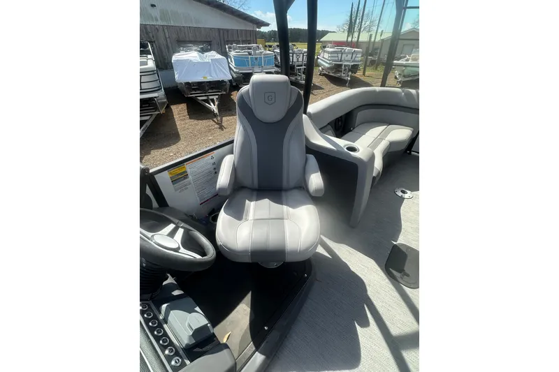 Slide: The Image of Dashboard of 2026 Godfrey Monaco Sun Deck 235 SDC with USB and power outlets. - 40